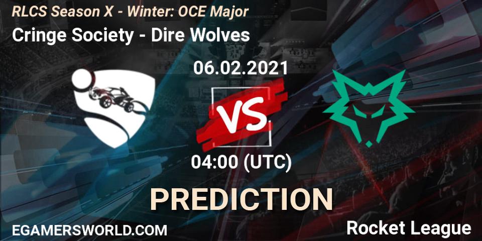 Cringe Society - Dire Wolves: Maç tahminleri. 06.02.2021 at 03:30, Rocket League, RLCS Season X - Winter: OCE Major