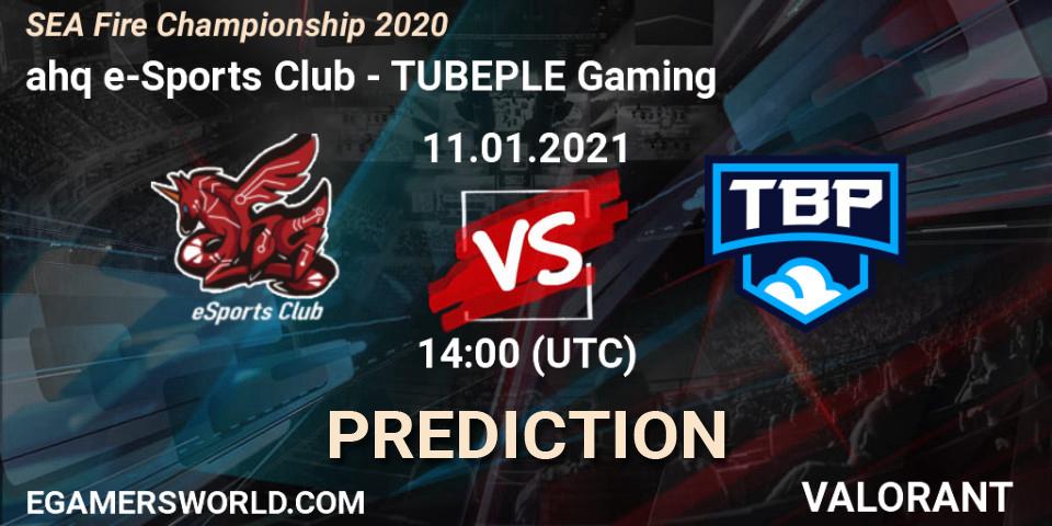 ahq e-Sports Club - TUBEPLE Gaming: Maç tahminleri. 11.01.2021 at 14:00, VALORANT, SEA Fire Championship 2020