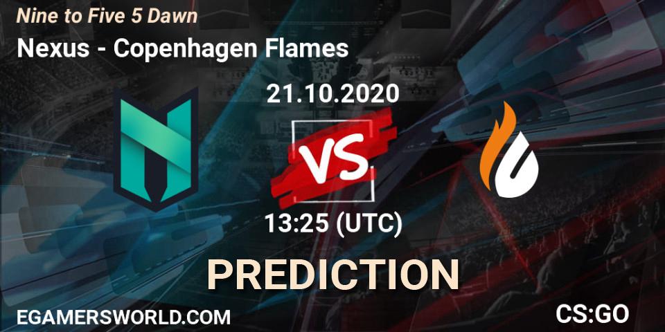 Nexus - Copenhagen Flames: Maç tahminleri. 21.10.2020 at 13:25, Counter-Strike (CS2), Nine to Five 5 Dawn
