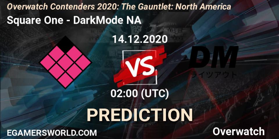 Square One - DarkMode NA: Maç tahminleri. 14.12.2020 at 02:00, Overwatch, Overwatch Contenders 2020: The Gauntlet: North America
