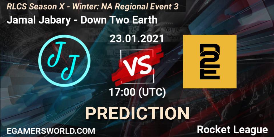 Jamal Jabary - Down Two Earth: Maç tahminleri. 23.01.2021 at 18:00, Rocket League, RLCS Season X - Winter: NA Regional Event 3