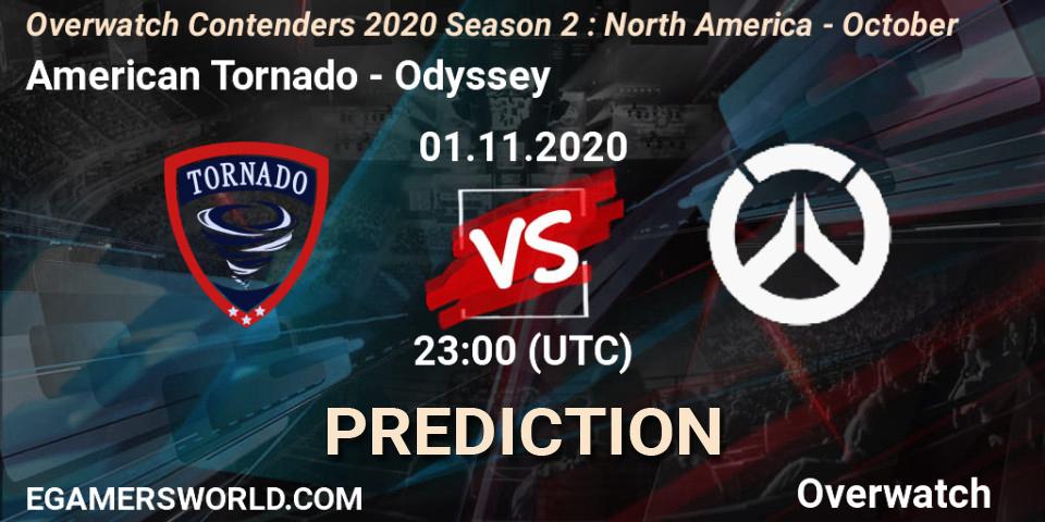 American Tornado - Odyssey: Maç tahminleri. 01.11.2020 at 23:00, Overwatch, Overwatch Contenders 2020 Season 2: North America - October