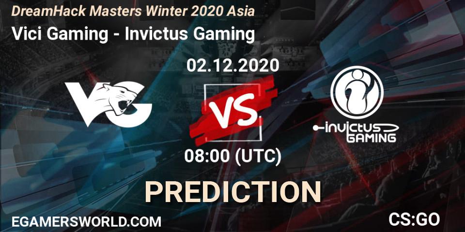 Vici Gaming - Invictus Gaming: Maç tahminleri. 02.12.2020 at 08:50, Counter-Strike (CS2), DreamHack Masters Winter 2020 Asia