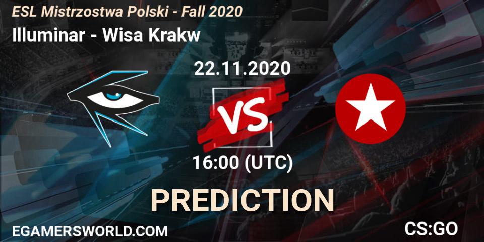 Illuminar - Wisła Kraków: Maç tahminleri. 22.11.2020 at 15:55, Counter-Strike (CS2), ESL Mistrzostwa Polski - Fall 2020
