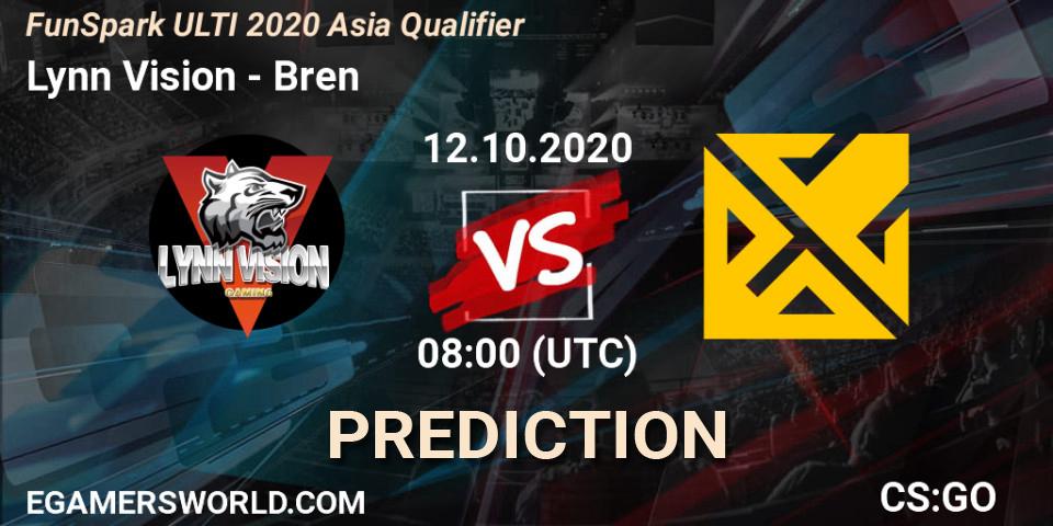Lynn Vision - Bren: Maç tahminleri. 12.10.2020 at 06:00, Counter-Strike (CS2), FunSpark ULTI 2020 Asia Qualifier