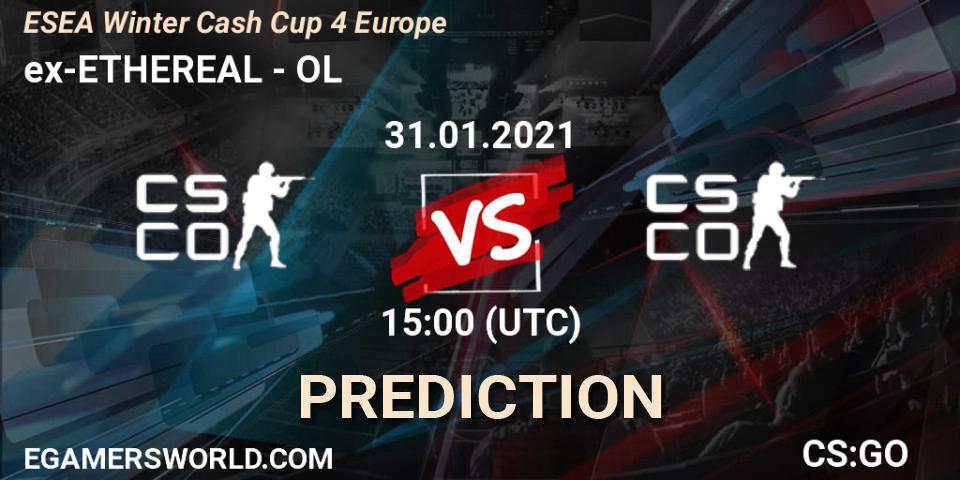 ex-ETHEREAL - OL: Maç tahminleri. 31.01.2021 at 15:00, Counter-Strike (CS2), ESEA Cash Cup - Europe: Winter 2020 #4