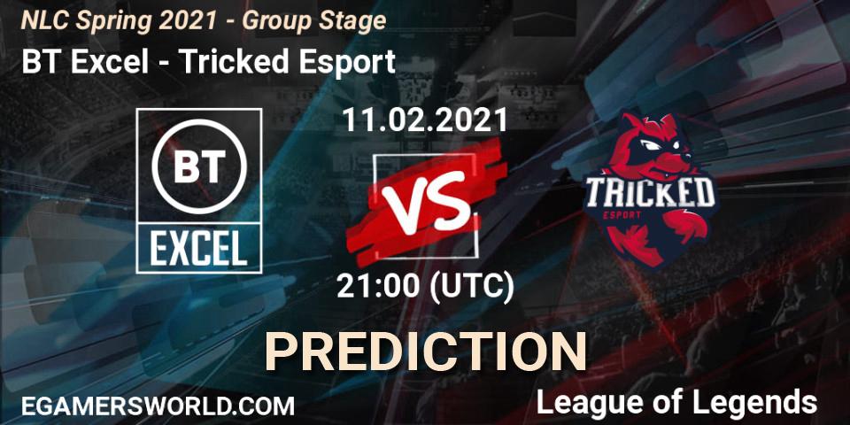 BT Excel - Tricked Esport: Maç tahminleri. 11.02.2021 at 21:00, LoL, NLC Spring 2021 - Group Stage