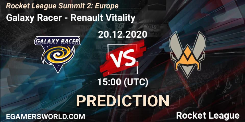 Galaxy Racer - Renault Vitality: Maç tahminleri. 20.12.20, Rocket League, Rocket League Summit 2: Europe