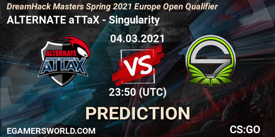 ALTERNATE aTTaX - Singularity: Maç tahminleri. 04.03.2021 at 23:50, Counter-Strike (CS2), DreamHack Masters Spring 2021 Europe Open Qualifier