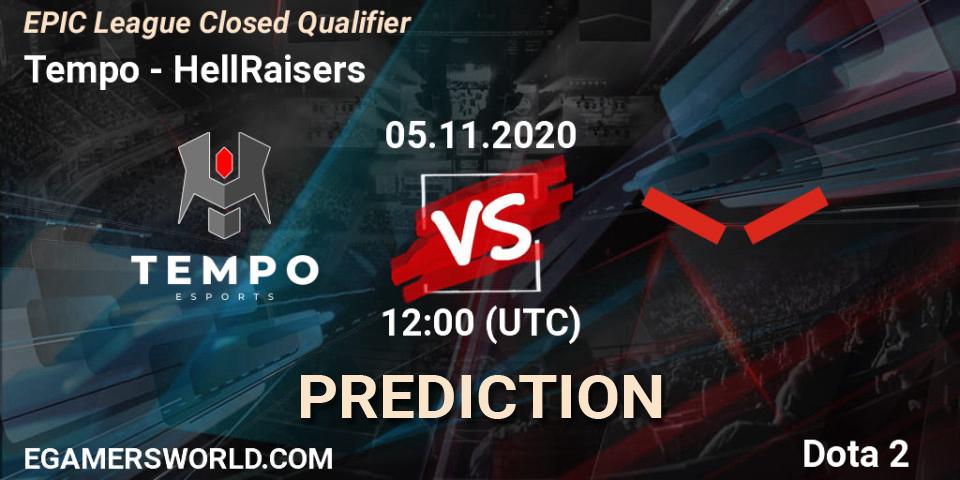 Tempo - HellRaisers: Maç tahminleri. 05.11.2020 at 11:18, Dota 2, EPIC League Closed Qualifier