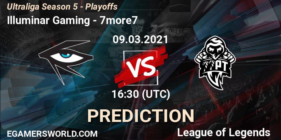 Illuminar Gaming - 7more7: Maç tahminleri. 09.03.2021 at 16:30, LoL, Ultraliga Season 5 - Playoffs