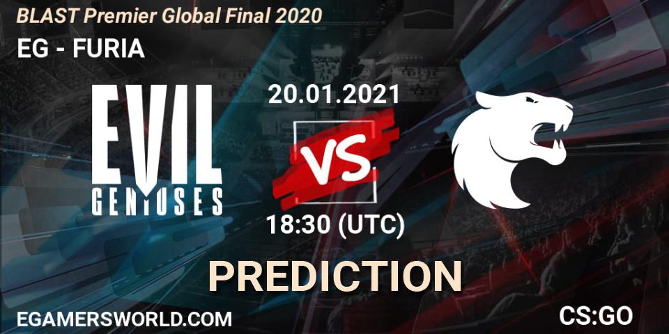 EG - FURIA: Maç tahminleri. 20.01.2021 at 17:45, Counter-Strike (CS2), BLAST Premier Global Final 2020