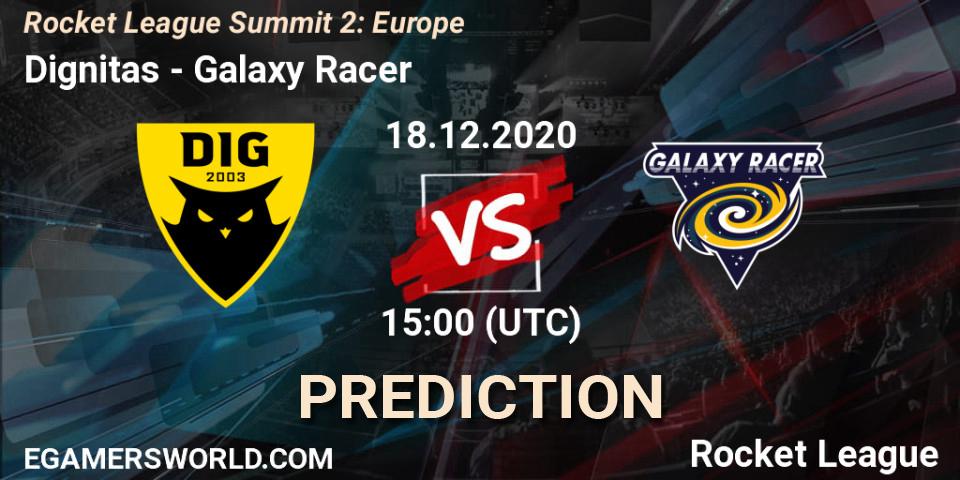 Dignitas - Galaxy Racer: Maç tahminleri. 18.12.2020 at 15:00, Rocket League, Rocket League Summit 2: Europe