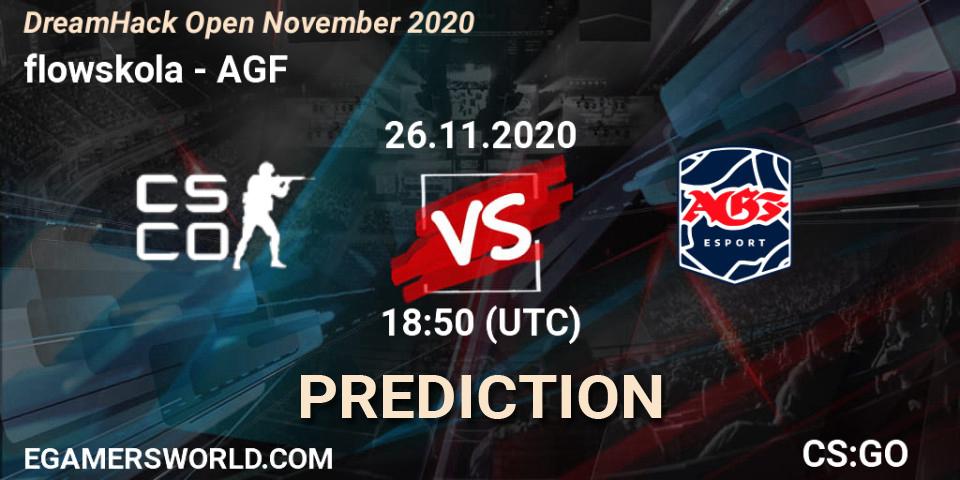 flowskola - AGF: Maç tahminleri. 26.11.2020 at 18:50, Counter-Strike (CS2), DreamHack Open November 2020