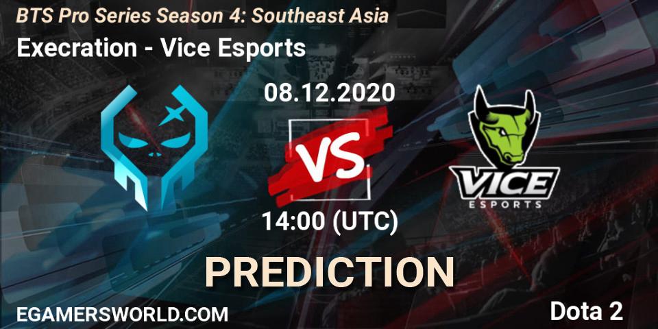 Execration - Vice Esports: Maç tahminleri. 08.12.2020 at 14:40, Dota 2, BTS Pro Series Season 4: Southeast Asia