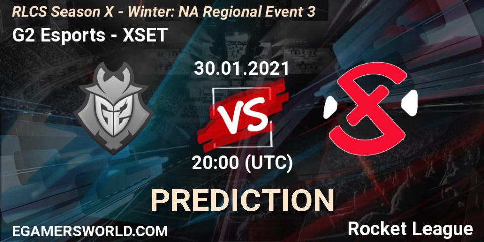 G2 Esports - XSET: Maç tahminleri. 30.01.2021 at 20:00, Rocket League, RLCS Season X - Winter: NA Regional Event 3