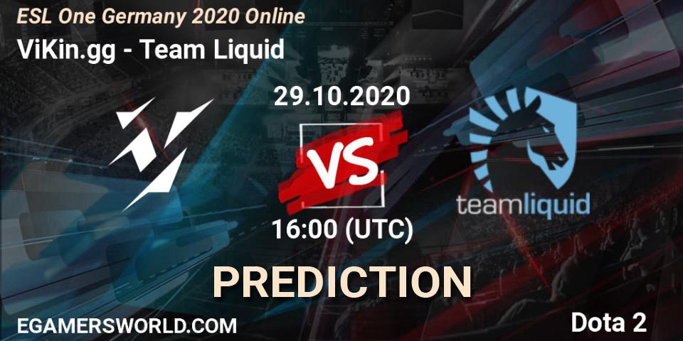 ViKin.gg - Team Liquid: Maç tahminleri. 29.10.2020 at 19:00, Dota 2, ESL One Germany 2020 Online