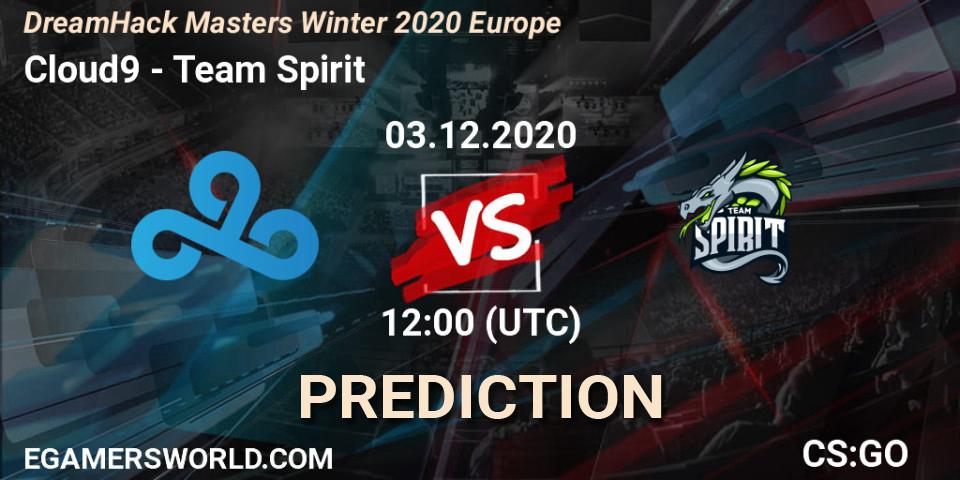 Cloud9 - Team Spirit: Maç tahminleri. 03.12.2020 at 12:00, Counter-Strike (CS2), DreamHack Masters Winter 2020 Europe