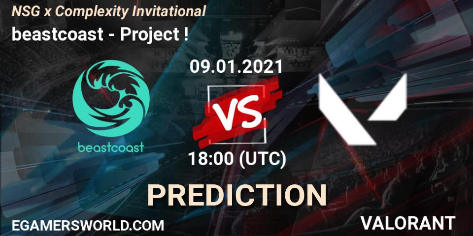 beastcoast - Project !: Maç tahminleri. 09.01.2021 at 21:00, VALORANT, NSG x Complexity Invitational