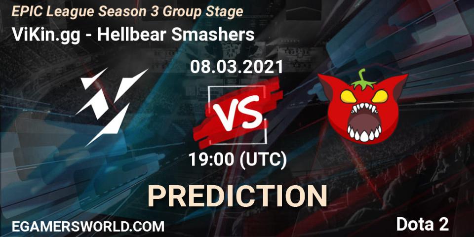 ViKin.gg - Hellbear Smashers: Maç tahminleri. 08.03.2021 at 21:05, Dota 2, EPIC League Season 3 Group Stage