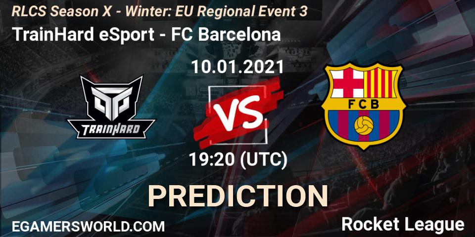 TrainHard eSport - FC Barcelona: Maç tahminleri. 10.01.21, Rocket League, RLCS Season X - Winter: EU Regional Event 3