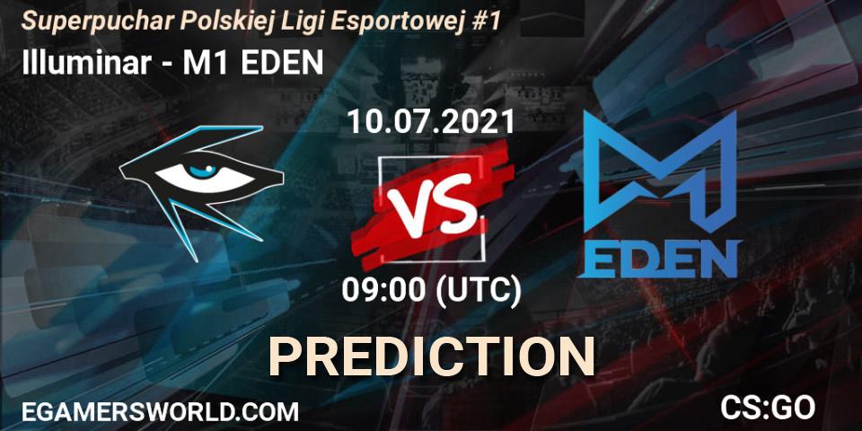 Illuminar - M1 EDEN: Maç tahminleri. 10.07.2021 at 10:05, Counter-Strike (CS2), Superpuchar Polskiej Ligi Esportowej #1