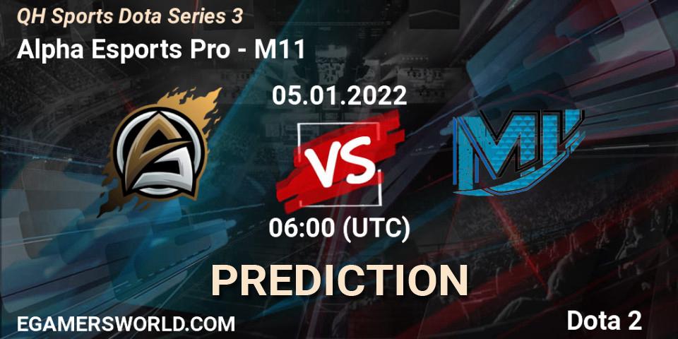 Alpha Esports Pro - M11: Maç tahminleri. 05.01.2022 at 07:17, Dota 2, QH Sports Dota Series 3