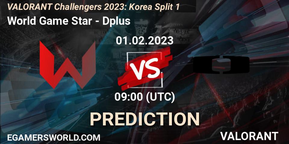 World Game Star - Dplus: Maç tahminleri. 01.02.23, VALORANT, VALORANT Challengers 2023: Korea Split 1