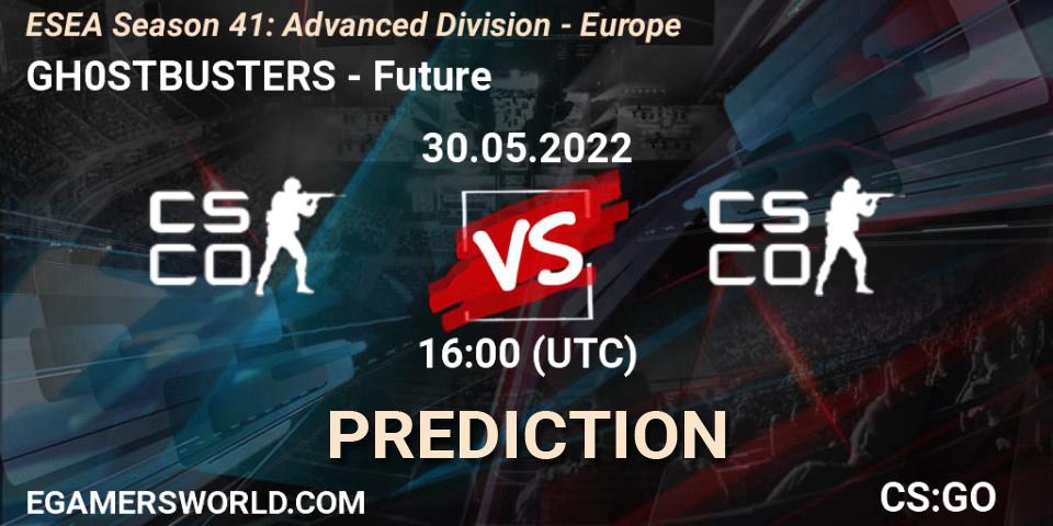 GH0STBUSTERS - Future: Maç tahminleri. 30.05.2022 at 16:00, Counter-Strike (CS2), ESEA Season 41: Advanced Division - Europe
