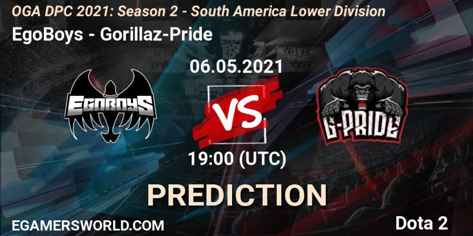 EgoBoys - Gorillaz-Pride: Maç tahminleri. 06.05.21, Dota 2, OGA DPC 2021: Season 2 - South America Lower Division 