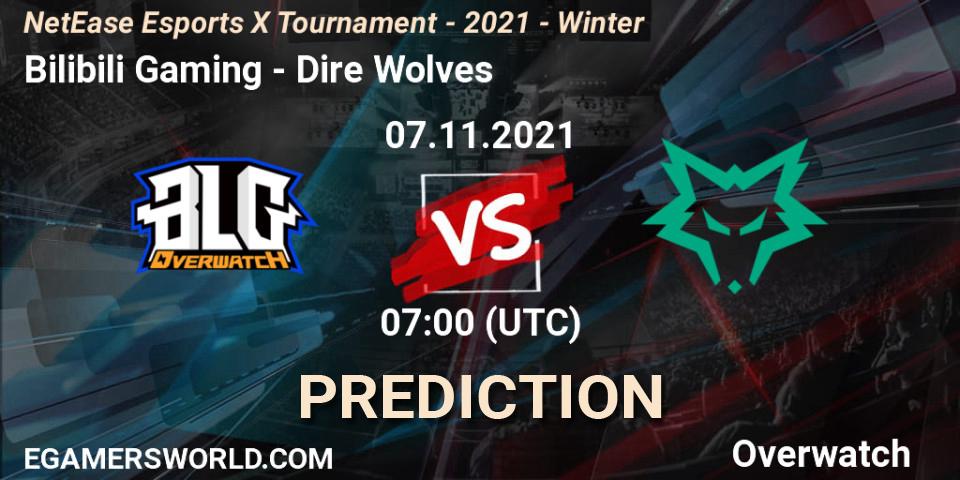 Bilibili Gaming - Dire Wolves: Maç tahminleri. 07.11.21, Overwatch, NetEase Esports X Tournament - 2021 - Winter