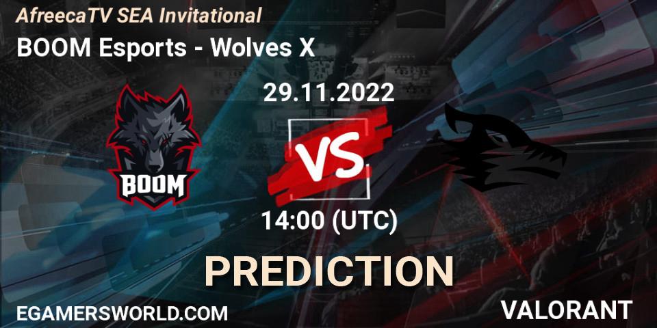 BOOM Esports - Wolves X: Maç tahminleri. 29.11.2022 at 14:40, VALORANT, AfreecaTV SEA Invitational