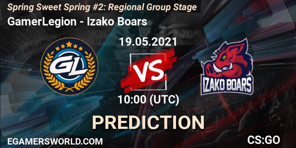 GamerLegion - Izako Boars: Maç tahminleri. 19.05.21, CS2 (CS:GO), Spring Sweet Spring #2: Regional Group Stage