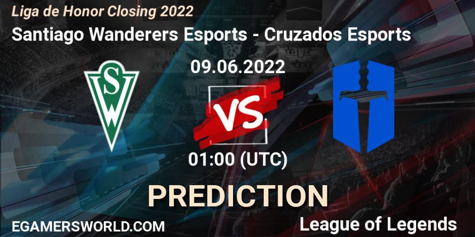 Santiago Wanderers Esports - Cruzados Esports: Maç tahminleri. 09.06.2022 at 01:00, LoL, Liga de Honor Closing 2022
