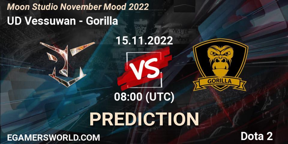 UD Vessuwan - Gorilla: Maç tahminleri. 15.11.2022 at 08:47, Dota 2, Moon Studio November Mood 2022