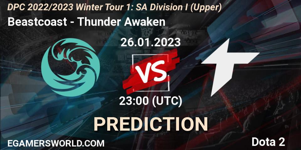 Beastcoast - Thunder Awaken: Maç tahminleri. 26.01.2023 at 23:12, Dota 2, DPC 2022/2023 Winter Tour 1: SA Division I (Upper) 