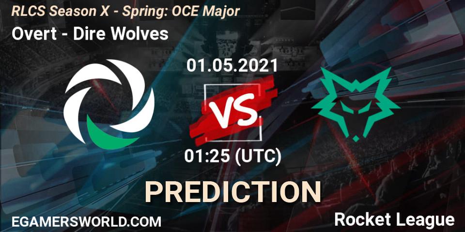 Overt - Dire Wolves: Maç tahminleri. 01.05.2021 at 01:25, Rocket League, RLCS Season X - Spring: OCE Major