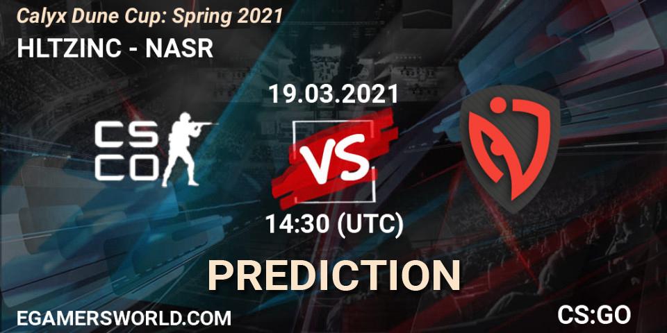 HLTZINC - NASR: Maç tahminleri. 19.03.2021 at 14:50, Counter-Strike (CS2), Calyx Dune Cup: Spring 2021