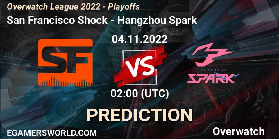San Francisco Shock - Hangzhou Spark: Maç tahminleri. 04.11.22, Overwatch, Overwatch League 2022 - Playoffs