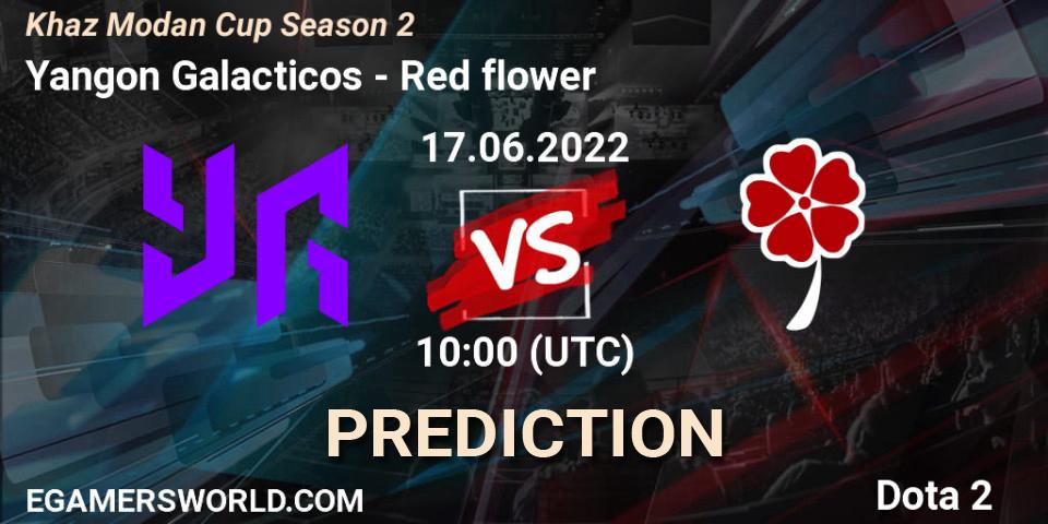 Yangon Galacticos - Red flower: Maç tahminleri. 17.06.2022 at 09:59, Dota 2, Khaz Modan Cup Season 2