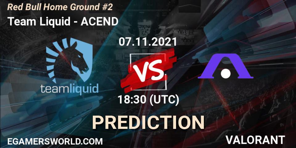 Team Liquid - ACEND: Maç tahminleri. 07.11.2021 at 17:05, VALORANT, Red Bull Home Ground #2