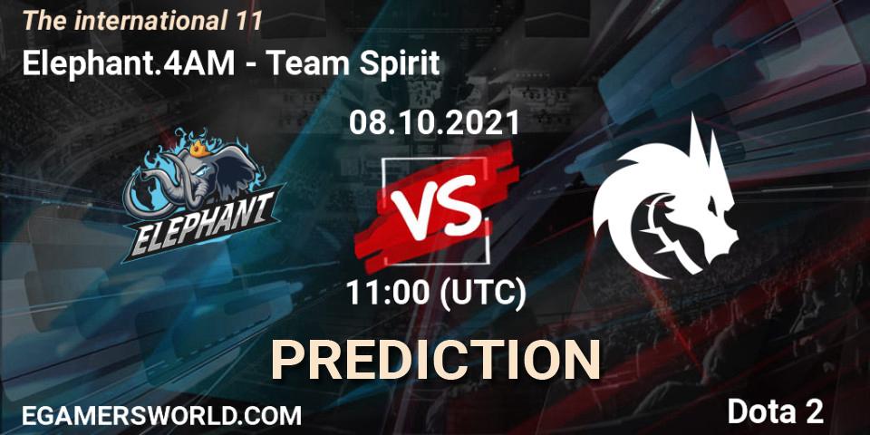 Elephant.4AM - Team Spirit: Maç tahminleri. 08.10.2021 at 12:02, Dota 2, The Internationa 2021