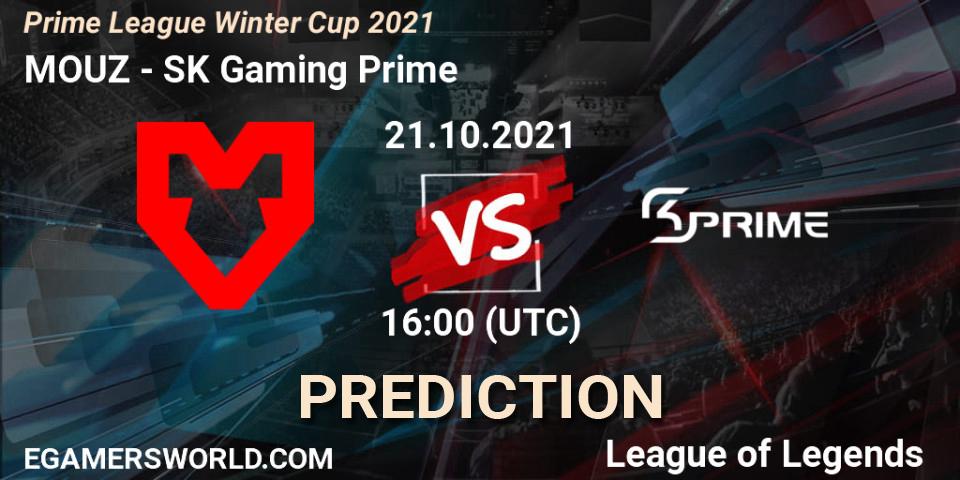MOUZ - SK Gaming Prime: Maç tahminleri. 21.10.2021 at 16:00, LoL, Prime League Winter Cup 2021