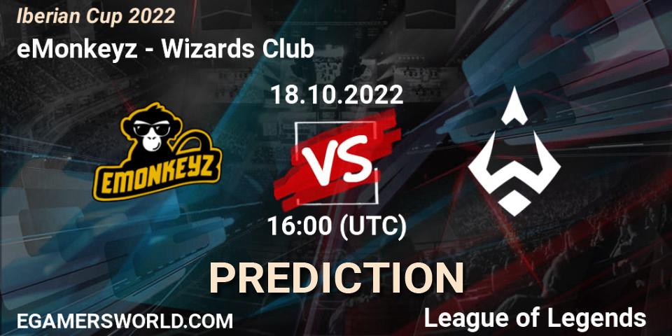 eMonkeyz - Wizards Club: Maç tahminleri. 18.10.22, LoL, Iberian Cup 2022