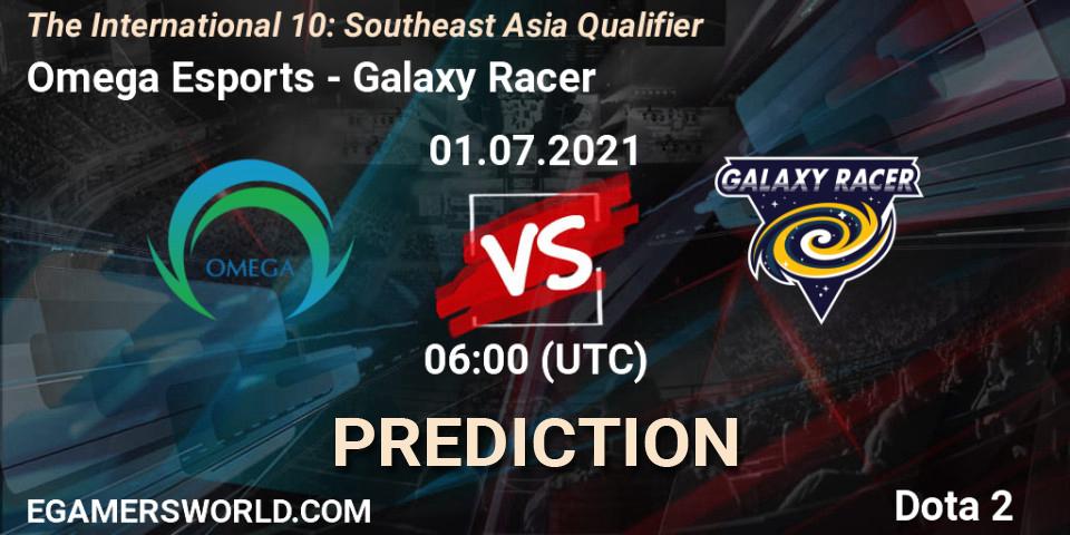 Omega Esports - Galaxy Racer: Maç tahminleri. 01.07.2021 at 05:27, Dota 2, The International 10: Southeast Asia Qualifier
