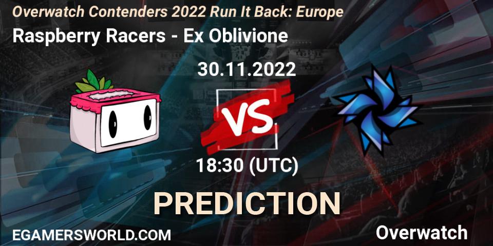 Raspberry Racers - Ex Oblivione: Maç tahminleri. 28.11.2022 at 17:00, Overwatch, Overwatch Contenders 2022 Run It Back: Europe