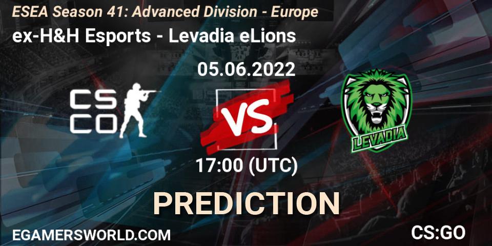 ex-H&H Esports - Levadia eLions: Maç tahminleri. 05.06.2022 at 17:00, Counter-Strike (CS2), ESEA Season 41: Advanced Division - Europe