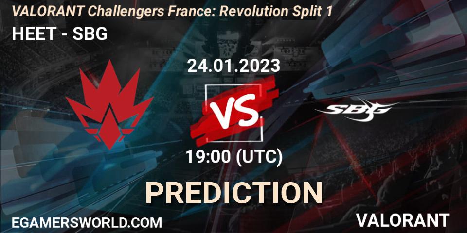 HEET - SBG: Maç tahminleri. 24.01.2023 at 19:10, VALORANT, VALORANT Challengers 2023 France: Revolution Split 1