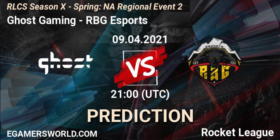 Ghost Gaming - RBG Esports: Maç tahminleri. 09.04.2021 at 20:50, Rocket League, RLCS Season X - Spring: NA Regional Event 2