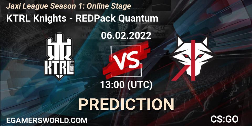 KTRL Knights - REDPack Quantum: Maç tahminleri. 06.02.2022 at 13:00, Counter-Strike (CS2), Jaxi League Season 1: Online Stage